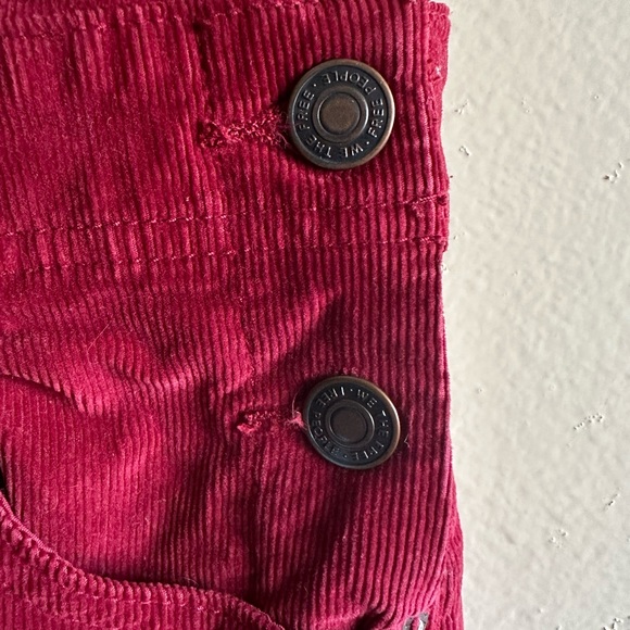 We The Free People Slim Ankle Corduroy Overalls. Could fit size 24-27! - Picture 6 of 10